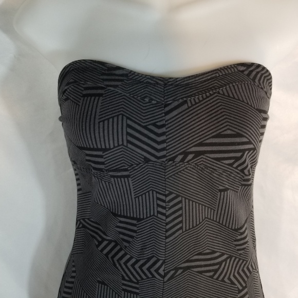 Black and Gray Volcom Bodycon Dress Size Small - Picture 3 of 5